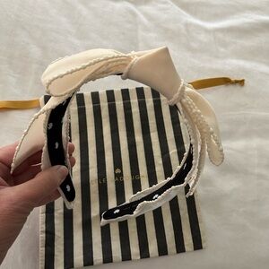 Lele Sadoughi Women's Ivory Bow Headband
